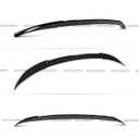 WheelX 2Pcs Roof Top Spoiler & Rear Spoiler Compatible with 2018-2022 Honda Accord, V Style JDM Duckbill Fits for 4 Door Sedan, Trunk Exterior High Kick Tail Deck Lid Wing Lip (Glossy Black)