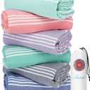 Antfuny 6 Packs Turkish Beach Towels Yoga Blanket Gym Workout Towel 2024 Women Birthday Gift Ideas for Mom Day Mother Grandma Wife Sister Girlfriend Her Friend Appreciation Thank You
