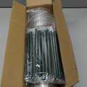 12 oz Clear Plastic Cups with Lids and STRAWS, Disposable Drinking Cups for Cold Drinks, Iced Coffee, Milkshakes, Smoothies, 25 Sets