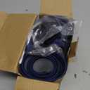 Supet Raised Inflatable Dog Cone Alternative Collars for After Surgery, Dog Donut Collar After Surgery, Soft Pet Cone for Small Medium Large Dogs to Stop Licking (L(Neck 12"-16"), Navy