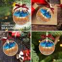2 x HEXMOZ Nativity Scene Christmas Ornaments - Catholic Religious Gifts for Women, Men - Christian Ornaments for Christmas Tree, Nativity Decorations Festive Faith Ideas - Xmas Holiday Ornaments 2025