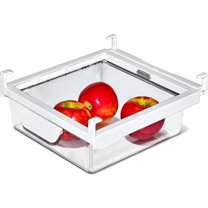 OXO Good Grips Fridge Undershelf Drawer 10 in - for Deli Meat, Cheese, Produce and More,Clear