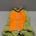 Four-Legged Thick Coat for Dogs, Zip Up Windproof Warm Winter Jacket, Reflective Waterproof Dog Snowsuit with Leash Ring, Light Green, 20