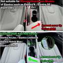 TACORBO Center Console Organizer Compatible with Hyundai Elantra 2026 2025 2024 2023 2022 2021 Accessories with Auto Hold System, NOT Fit Manual Handbrake Models