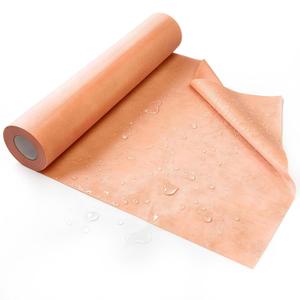 3.3 FTx131.2 FT Waterproof Membrane for Shower, 432.9Sq FT, 24.8 mil Thick, Waterproofing Membrane, Polyethylene Fabric Roll, Easy to Cut for Bathroom, Kitchen, Sauna, Walls and Wet Areas