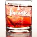 kunlisa Namaste Zen Gifts Whiskey Glasses, Meditation Spiritual Gifts for Women, Gift for Yoga Lovers, 10 oz Drinking Rocks Glasses for Women Whisky Cocktail Scotch Bourbon Liquor