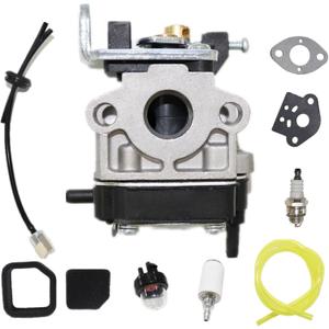 WYC-22 Carburetor Kit for Hitachi Metabo HPT CG22EAB CG22EAD CG22EAS CG22EABSLP CG22EADSLP CG22EASSLP 21.1cc Straight Shaft Grass Trimmer Tanaka TCG-22EAB TCG-22EAB TCG-22EAS Trimmer