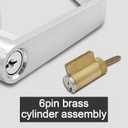 Keyed Entry Grade 2 Commercial Door Locks Heavy Duty Office Door Lever, Non-Handed, UL 3 Hour Fire Rated, ADA Compliant, Satin Chrome Finish 26D, 2-3/4''Backset X-XG-ET-70
