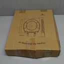 Toilet Seat Round Soft Close16.5'', Toilet Lid Slow Close Quiet No Slam, Easy Installation & ReleaseSafe PP Material Easy Clean, Comfortable Ergonomic Design, 2 Years Support, White Plastic