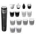 Philips Norelco Multigroom 5000 Series, All-in-One Trimmer and Hair Clipper, 18-Piece Men's Grooming Kit for Beard, Face, Hair, Body and Intimate Areas, No Blade Oil Needed, Model MG5910/49