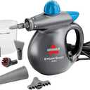BISSELL Steam Shot Omni Pressurized Handheld Multi-Surface Natural Portable Steam Cleaner with 7 tools for tile, grout, windows, bathrooms, kitchen, auto