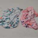 2 Pack Shower Cap for Women Blue Pink 2 Pack