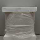 USumkky 20.5" White Modern Ceramic Bedside Lamp Set of 2 for Bedroom Decor Farmhouse Table Lamp for Living Room Office Dorm