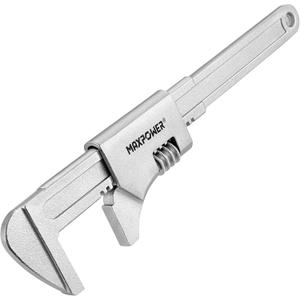MAXPOWER 14 1/2" Automotive Wrench, Wide Jaw Opening 3.5", Adjustable Auto Wrench for Automobiles, Construction, Machine Maintenance, and Home Repairs