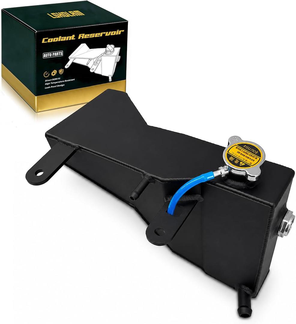 aluminum Coolant Overflow Tank Reservoir Compatible with 2011-2023 Chrysler 300 Dodge Challenger Charger 3.6L 5.7L 6.4L, Engine Coolant Recovery Replacement 55111260AB 603-380 603380