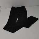 Ny Collection Women Plisse Wide-Leg Pants Jet Black Large