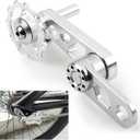 PSLER Bike Single Speed Chain Tensioner, Aluminum Alloy Bicycle Chain Guide with Derailleur Hanger, Foldable Bike Chain Stabilizer Replacement for MTB Road Cycling Accessories
