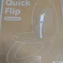 Jool Baby Quick Flip Toilet Seat with Built-in Potty & Splash Guard for Toddler Training, Slow Close (Elongated)