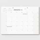 8 x Desk Calendar (Jan.2026 Jun.2027) 17" 12.4" with Marked Holidays and 234 Stickers, Large 18 Months Desk Calendar 2026 for Office, Home, School