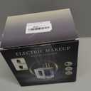 5-in-1 Electric Makeup Brush Cleaner & Dryer Machine- Portable Automatic USB Cosmetic Brushes Cleaner Tool with Deep-Clean Silicone Brush for All Size Brushes (Contour, Eyeshadow, Blush) (Pearl)