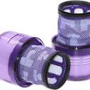 2 Pack V11 And V15 HEPA Filter Compatible for select Dyson V11 (SV14, SV15, SV17, SV28) and V15 (SV22, SV47) cordless vacuum cleaners. Replacement part for Dyson part number: 970013-02.