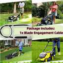 946-05124A 746-05124A Deck Engage Cable for MTD, Craftsman, Yard Machines, Yard-Man, Troy-Bilt Lawn Mower T1000, T1200, T1300, T1500, TB42, TB46, 946-05124, 746-05124