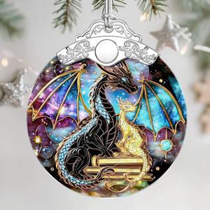 Christmas Ornaments Dragon Ornaments for Christmas Tree, Xmas Decorations, Holiday Decor, Ideal Gifts for Dragon Lover, Holiday Present & Xmas Gift, Festive Gifts for Neighbor, Friends and Family