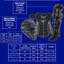 Mizuno Youth Samurai Baseball Shin Guards, 14.5"