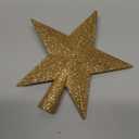 Christmas Tree Star Topper, 8" Gold Xmas Star Tree Decorations, 3D Shatterproof Bethlehem Star Tree Topper Decorations, Waterproof Christmas Tree Topper Decor for Holiday Home Outdoor Ornament