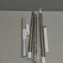 JOYBOS Rubber Squeegee for Floor, 50'' Long Handle Floor Squeegee Broom, Silicone Broom for Pet Hair Remover, Sweeper Window Squeegee for Floor, Tile, Grout, Brick, Decks, Garages, Basement (Medium (1 in 1))