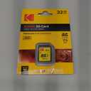 KODAK SDHC Card 32GB UHS-I U1 V10 Premium, up to 85MB/s Read Speed, for Full HD Video and High-Resolution Pictures, Compatible with SDHC Standard - EKMSD32GHC10K