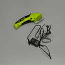 SnapFresh Cordless Electric Scissors, 4V Electric Mini Box Cutter, Carpet & Cardboard Cutter Tool with a Replacement Blade/Charger, Rotary Cutter for Cardboard Packages Leather Plastic Green
