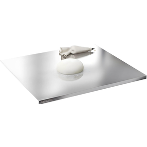 Stainless Steel Cutting Boards for Kitchen,304 Stainless Steel Chopping Boards with Lip and Non-slip silicone pad for Countertop Cutting Meats Fruits,Easy To Clean (15.7 * 19.6 * 0.06inch)