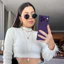 OOK Magnetic Case for iPhone 17 Pro Max 6.9 Inch [Wireless Charging Compatible] Soft TPU Solid Phone Cover Anti-Scratch Shockproof Protection Slim Case for Women Men - Purple