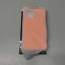 Cordking Designed for iPhone 12 Case, Designed for iPhone 12 Pro Case, Silicone Shockproof Phone Case with [Soft Anti-Scratch Microfiber Lining] 6.1 inch,Kumquat