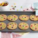 GoodCook Everyday Nonstick Baking Sheet Set, 1 Pack Pan Carbon Steel Construction Cookie Sheet Bakeware, Gray