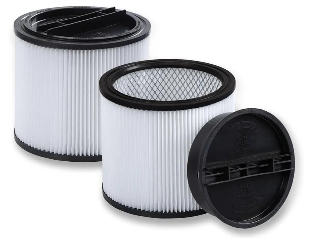 HEPA Replacement for Shop Vac 90304 Standard Cartridge Filter Type U/X/W Fits Most 5 to 16-Gallon Wet/Dry Vacuum Models