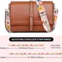 Wide Purse Strap Replacement Crossbody, Funny Shoulder Strap Adjustable, Cute Bag Strap for Women Guitar Purses (Cute Colorful Flowers)