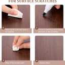 New Upgrade Furniture Pens for Touch Up, 12 Colors Wood Scratch Repair Markers, Professional Repair Tools for Stains, Scratches, Wood Floors, Tables, Bedposts