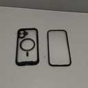 Miracase for iPhone 16 Case 6.1'', Full-Body Bumper Phone case with Built-in Full Glass Screen &Camera Control,No Gap,Compatible with MagSafe,Drop Proof 16 Cover,Black (Magnetic Classic Black)