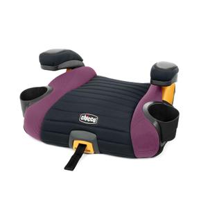 Chicco GoFit Plus Backless Booster Car Seat with Latch Attachment and Quick-Release Latch Removal, Travel Booster Seat for Car, Portable Car Booster Seat for Children 40-110 lbs., Vivaci/Pink, EXP: May 2034