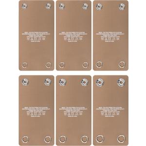 6-Piece Set Bodysuit Extender  Adjustable Shapewear Bodysuit Extender for Women (Khaki)