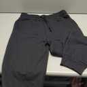 Hanes Men's Joggers, EcoSmart Fleece Sweatpants for Men, Men's Lounge Pants, 30.5" (Large, Black)