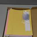 SUNEE 25 Pack Hanging File Folders, Bright Folders, Hanging File Folders Letter Size with 1/5-cut Tabs, Stay Organized for Your Home and Office Bulk File and Documents