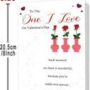 Funny Valentines Day Card for Husband Wife, Sweet Valentine's Day Card Gifts for Him Her, Cute Vday Cards for Women Men Boyfriend Girlfriend (216)