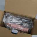 WADODO 7-Speed Electric Hand Mixer – Portable Food Mixer Kitchen Mixer with 304 *(1x Whisk, 2x Beater, 2x Dough hook) for Baking Cakes, Cream, Light Pink