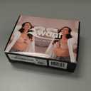 Awant Strapless Sticky Bra Invisible Sticky Boobs Silicone Adhesive Bra Backless Pushup Lift Bra Beige