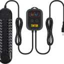 Submersible Aquarium Heater, 800W/1200W fish tank heater, double tube heating, rapid heating and energy saving, LED digital temperature controller, suitable for sea water and fresh water(1200W) (1200W(150-300gal))