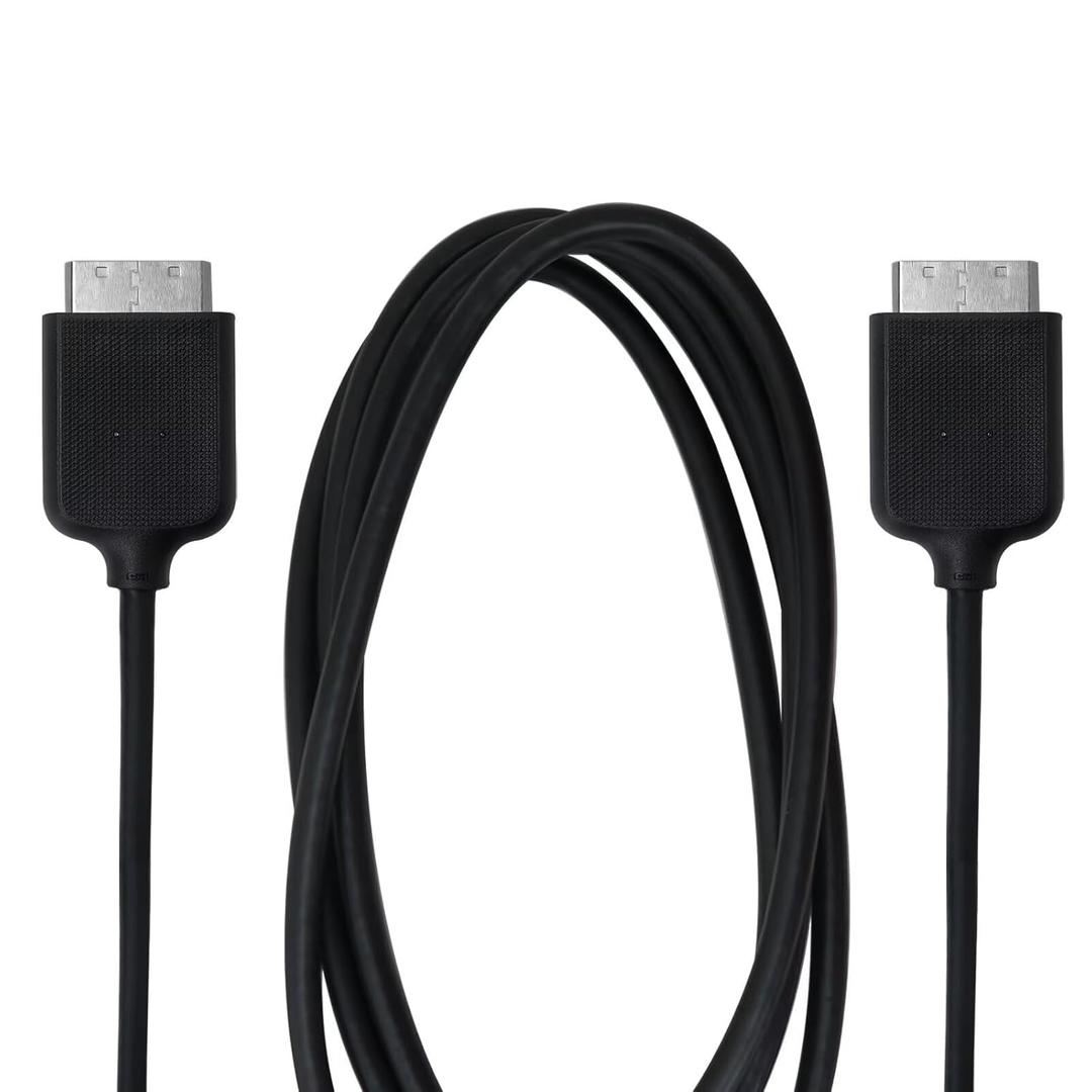 XSPANDER TV Connection Cable Replacement One Connect Cable Fit for Samsung TV & TV Box Models Replaces for BN39-02210A BN39-02210C,Black,2m(6.56ft) Long