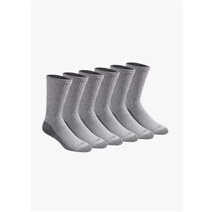 Dickies Men's Dri-Tech Original Moisture Control Crew Socks, Size 15-17